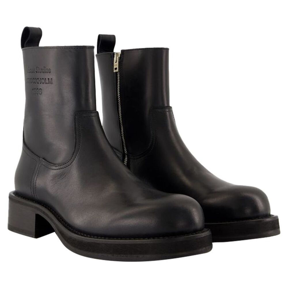 Fn Mn Shoe000280 Ankle Boots - Acne Studios - Leather - Black - Picture 2 of 3